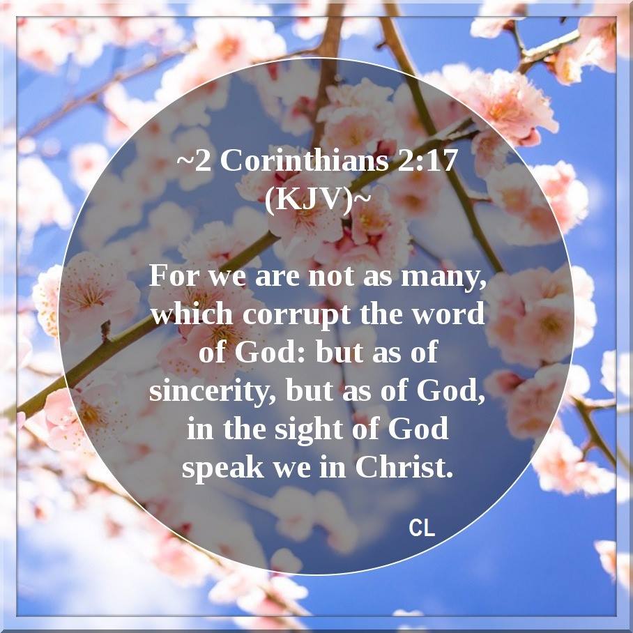 II Corinthians 2:17 KJV and more!! | Kristi Ann&#39;s Haven