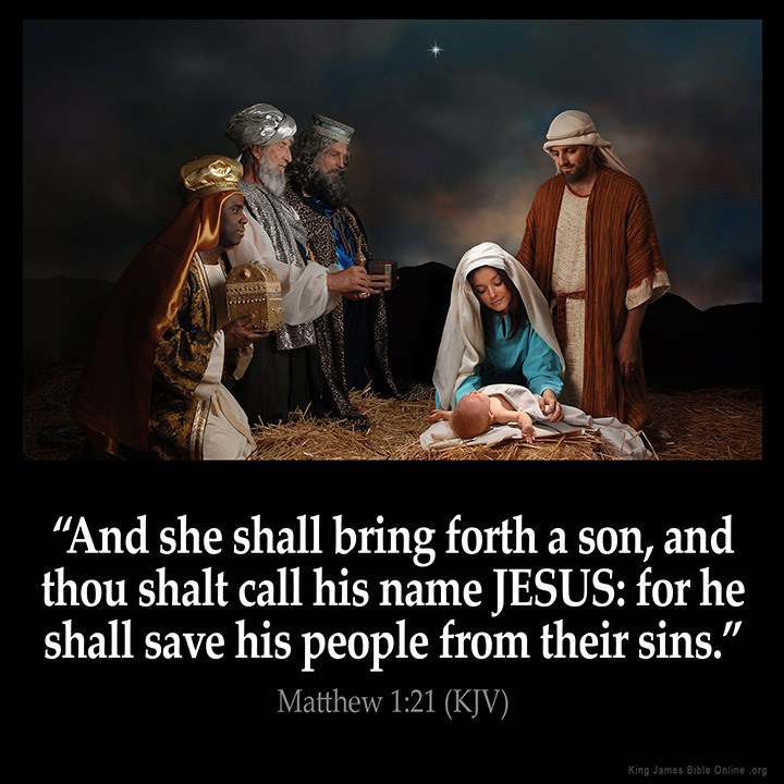 Matthew 1:21 KJV and CHRIST-mas Blessings!! | Kristi Ann&#39;s Haven
